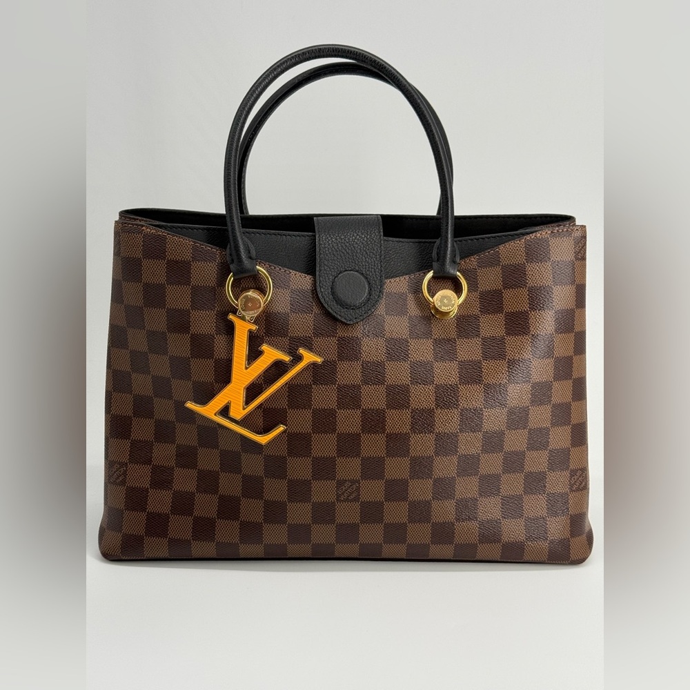 Louis Vuitton Damier Ebene Riverside Top Handle Bag - Picture 2 of 12